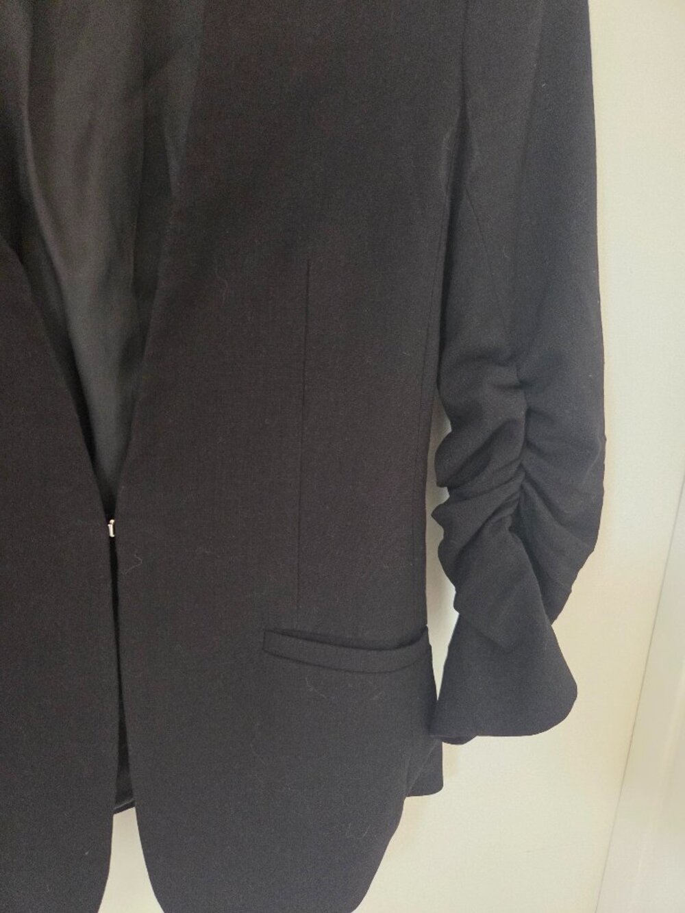 Black Blazer - 3/4 Sleeves - Size 4